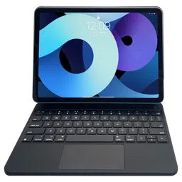 Croma Magic Bluetooth Keyboard Case for iPad Pro 11 Inch (4th Gen) with 3 Months Battery Life (Backlit Keys, Black)-11