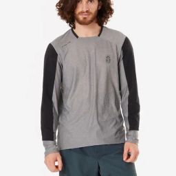 ROCKRIDER By Decathlon Pale Grey Skinny Fit Colour Block Jersey-picture-31