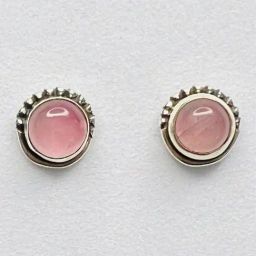 Arte Jewels 925 Sterling Silver Round Pearls Stud Earrings for Kids-image-78