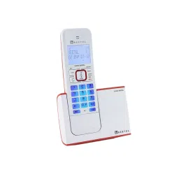 Beetel Landline Phone Cordless DSL Compatible Red & White, X75-22