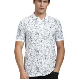 Louis Philippe white Floral T-shirts-picture-45