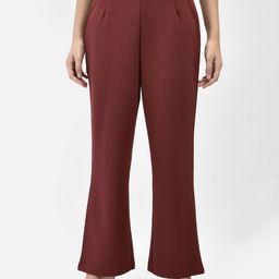FUTURO Women Relaxed Loose Fit High-Rise Pleated Trousers-image-32