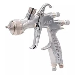 DeVilbiss HVLP Gravity Feed Gun with Cup, Nozzle Size 1.4 mm, FLG-693-28