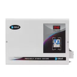 daikcell 130-280 V Heavy Duty Mainline Voltage Stabilizer Copper for 8000 W 40 A Load White, DSR017-46