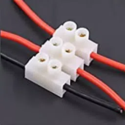 Rpi Shop 3 Way Terminal Barrier Block 3 Position Dual Row Type H Wire Connector Pack of 20 (White) image 4