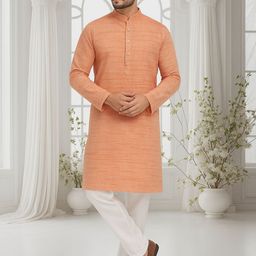 JASHNA Men Regular Kurta with Pyjamas-picture-28