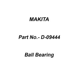 Makita Ball Bearing Corner Rounding Bit 6R, Part No D-09444-21