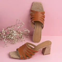 Inc 5 Striped Party Block Mules-7