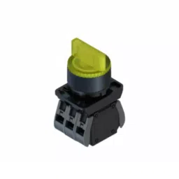 RS PRO Short Lever Selector Switch 1NO/1NC 22.5 mm Cutout Dia Illuminated 2 Positions, 2383959-12