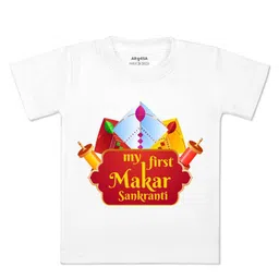 Arvesa Kids Typography Printed Applique T-shirt-picture-45