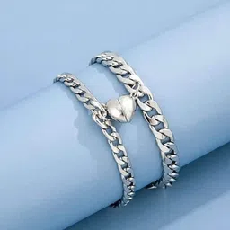AGARWALPRODUCT Set Of 2 Link Bracelet-picture-15