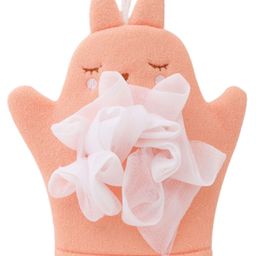 SYGA Child's Cute Towel Scrub Cartoon Bath Leather Gloves Foaming Double Sided Baby Clean Bath Tub Body Scrub Shower - Orange-image-36