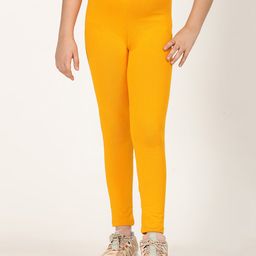 Zion Solid Leggings - Mustard Yellow-image-86