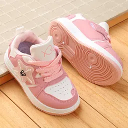 Babyoye Lace Up Casual Sneaker Shoes - Pink-picture-40