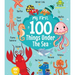 My First 100 Things Under the Sea Mini Board Book - English-13