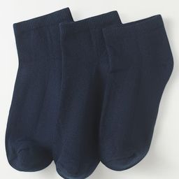 Pine Kids Knit Ankle Length SocksPack of 3 - Navy Blue-image-51