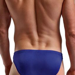MOODSTRING Men Mid-Rise Small Size Bikini Briefs ML-07007-NBL-S image 4