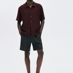 H&M Regular Fit Linen-Blend Shorts-picture-9