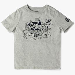 GAP Boys Mickey & Friends Graphic Printed Round Neck Cotton T-shirt-image-42
