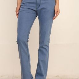 INDIROCKS Women Comfort Straight Fit High-Rise Stretchable Jeans-image-36