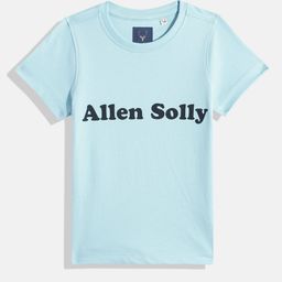 Allen Solly Junior Boys Brand Logo Printed Pure Cotton T-shirt-image-32