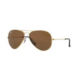 Ray-Ban 0RB3025I Brown Polarized Icons Aviator - 58 mm-8