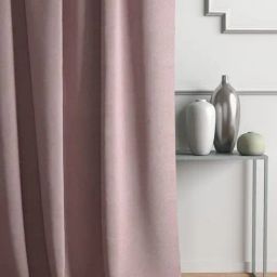 DDECOR Live Beautiful Blush Pink Readymade 9 Ft. Door Curtain - Set of 1-image-46