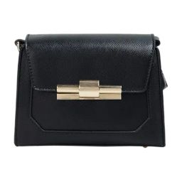 Code by Lifestyle Black Textured Cross Body Bag-picture-36