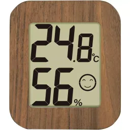 Shinwa Rules Digital Thermo-Hygrometer Environment Checker Mini 22 mm Character Height, 73233-38