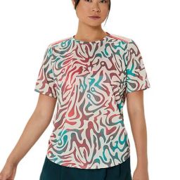 Asics Women's Birch Road All Over Print Ss Top-image-19