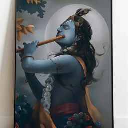 Indian Classic Art Multicolor Canvas Abstract Wall Art-image-73