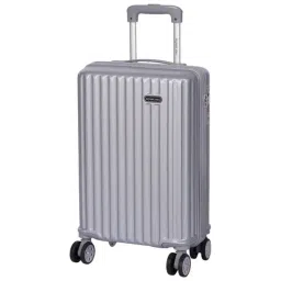 Romeing Genoa Silver Polycarbonate Hard Cabin Trolley - 55 cm-48