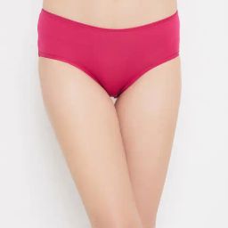Clovia Dark Pink Cotton Hipster Panty-image-71