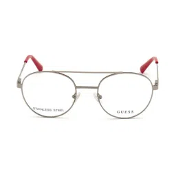 Guess Grey Oval Eye Frames for Men-picture-42