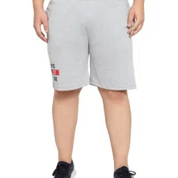 Melon by PlusS Grey Cotton Regular Fit Shorts-picture-29