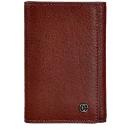 Eske Kurt Brown Casual Leather Tri-Fold Wallet for Men-image-10