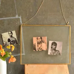 COPPRE Transparent & Golden Brass Duotone Photoframe - Set of 1-27