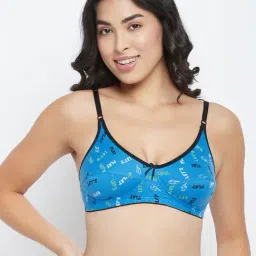 Clovia Blue Non Wired Non Padded Full Coverage Bra-29