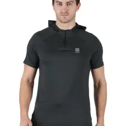 Rock.it Olive Hooded Sports T-Shirt-image-15