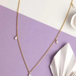 Clara 92.5 Sterling Silver Dainty Pearl Necklace for Women-image-69