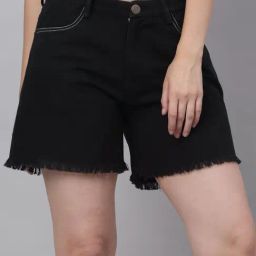 NEUDIS Black Denim Shorts-image-87