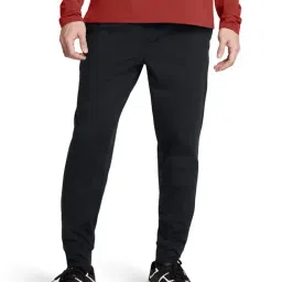 UNDER ARMOUR Black Relaxed Fit Solid Joggers-picture-13