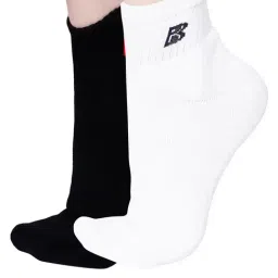 Bodycare Black & White Regular Fit Socks - Pack of 2-34