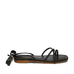 GNIST Women's Black Gladiator Sandals-0