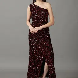 showoffff SHOWOFF Black Embellished Maxi Dress-picture-15