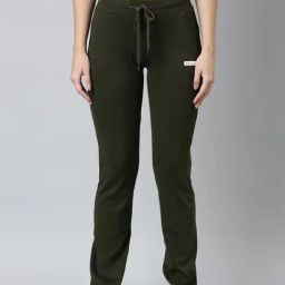 SHOWOFF Olive Slim Fit Trackpants-image-100