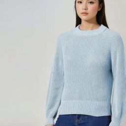 Kotty Blue Plain Sweater-image-98