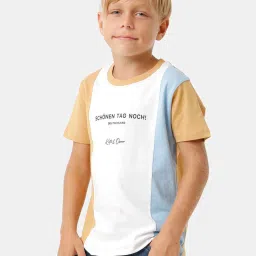 Kate & Oscar Kids Multicolor Cotton Printed T-Shirt image 3