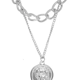 Joker & Witch Chain Links Nodo Silver Layered Necklace image 3