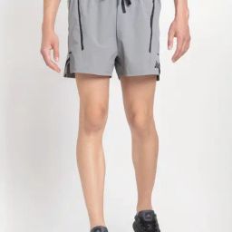 Adidas Grey Regular Fit Sports Shorts-image-48